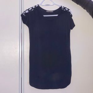 Black Suzy Shier Top